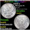 Image 1 : ***Auction Highlight*** 1884-s Morgan Dollar $1 Graded Select Unc BY USCG (fc)