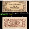 Image 1 : 1942 Philippines Under Japanese Occupation 10 Centavos Note (JIM) P# 104A Grades vf++