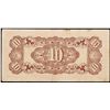 Image 3 : 1942 Philippines Under Japanese Occupation 10 Centavos Note (JIM) P# 104A Grades vf++