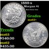 Image 1 : 1889-s Morgan Dollar $1 Grades Select Unc