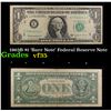 Image 1 : 1963B $1 'Barr Note' Federal Reserve Note Grades vf++