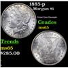 Image 1 : 1885-p Morgan Dollar $1 Grades GEM Unc
