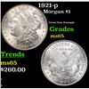 Image 1 : 1921-p Morgan Dollar $1 Grades GEM Unc