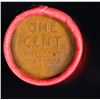 Image 2 : Mixed small cents 1c orig shotgun roll, Wheat Cent, 1906 Indian Cent other end, Coca Cola Brandt Wra