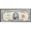 Image 2 : 1963 $5 Red seal United States Note Grades xf