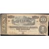 Image 2 : 1864 $10 Confederate Note, T-68 CSA Grades xf