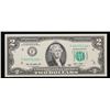 Image 2 : **Star Note** 2013 $2 Green Seal Federal Reserve Note Grades Gem++ CU