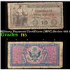 Image 1 : Military Payment Certificate (MPC) Series 481 10c Grades f+