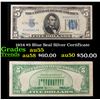 1934 $5 Blue Seal Silver Certificate Grades Choice AU