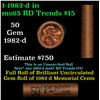 Image 1 : Shotgun Lincoln 1c roll, 1982-d 50 pcs Brandt Wrapper.