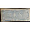 Image 3 : 1864 $10 Confederate Note, T-68 CSA Grades xf