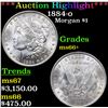 ***Auction Highlight*** 1884-o Morgan Dollar $1 Graded ms66+ By SEGS (fc)