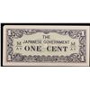 Image 2 : 1942 Malaya Under Japanese Occupation (JIM) 1 Cent Note P# M1B Grades Select CU