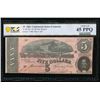 Image 1 : 1864 $5 T-69 Confederate PCGS 45PPQ