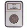 Image 1 : 1862 Seated Liberty Half Dollar NGC XF45