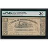 Image 1 : 1862 $10 Raleigh NC Obsolete PMG 30