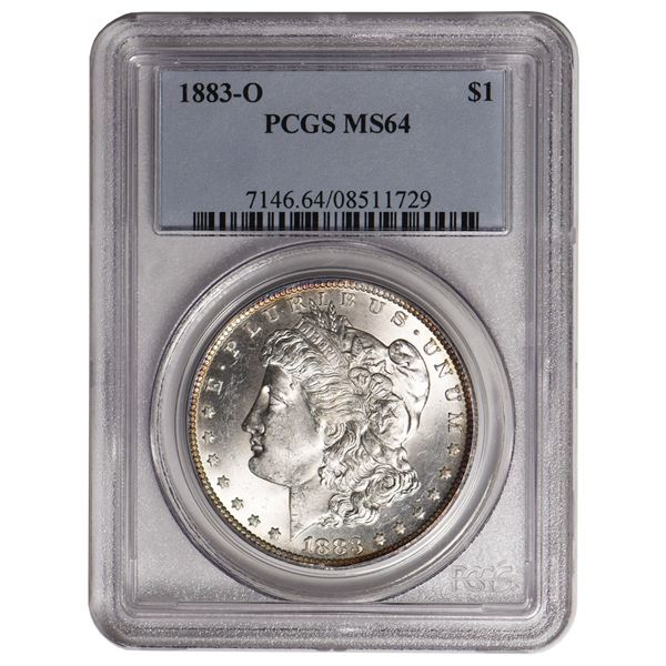 1883-O $1 Morgan Silver Dollar PCGS MS64