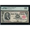 Image 1 : 1891 $20 Treasury Note PMG 63