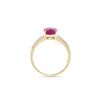 Image 4 : 14KT Yellow Gold 2.05ct Ruby and Diamond Ring