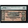 Image 1 : 1864 $10 T-68 Confederate PMG 63EPQ