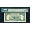 Image 2 : 1934D $5 STAR Silver Certificate PMG 66EPQ