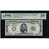 Image 1 : 1928B $5 Minneapolis FRN PMG 58EPQ