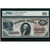 Image 1 : 1880 $1 Legal Tender Note PMG 66EPQ