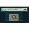Image 1 : 25 Cent Second Issue Fractional PMG 58EPQ