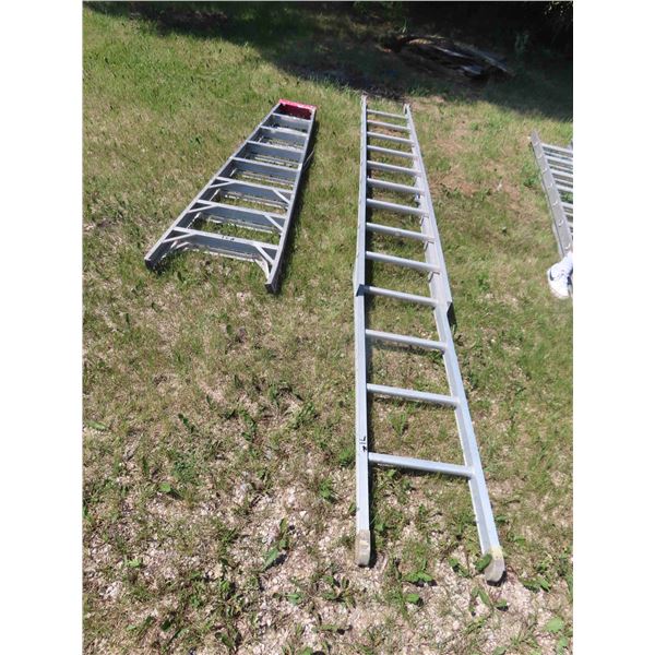 Aluminum Extension Ladder (Bent), Aluminum Step Ladder