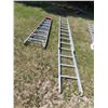 Image 1 : Aluminum Extension Ladder (Bent), Aluminum Step Ladder