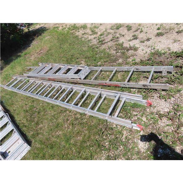 Aluminum Extension Ladder, 1/2 Extension Ladder, 1/2 Step