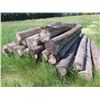 Image 3 : Approx 35 Pcs of 8 1/2' L x 10-13'' D Wood for Milling or Fire 