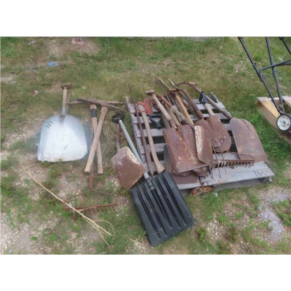 Fencing Bar, Shovels, Picks, Forks, Spade