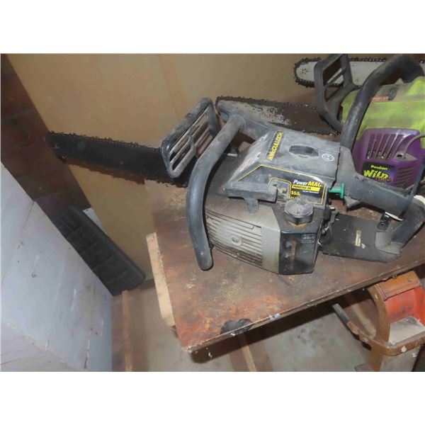 McCulloch Power Mac 55cc 20'' Chain Saw - Has Compresson