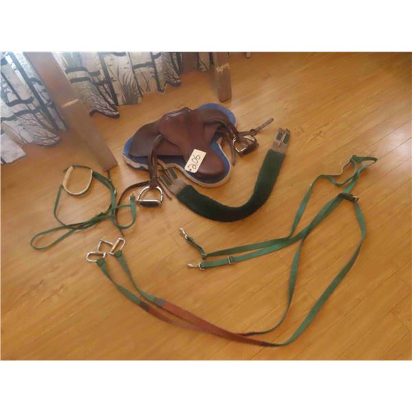 Race Track Saddle, Bridles, Reins , Saddle Blankets, Plus 