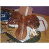 Image 2 : Race Track Saddle, Blanket, Blinkers, Bridle, Plus 