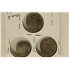 Image 2 : 3-SILVER DIME SIZED OTTOMAN EMPIRE PARA COINS