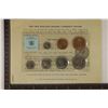 Image 2 : 1965 NEW ZEALAND 7 COIN BRILLIANT UNC SET IN