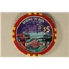 Image 2 : $5 COLORADO BELLE CASINO CHIP. "SPRING '97 RUN"