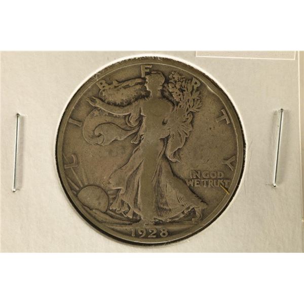 1928-S SILVER WALKING LIBERTY HALF DOLLAR