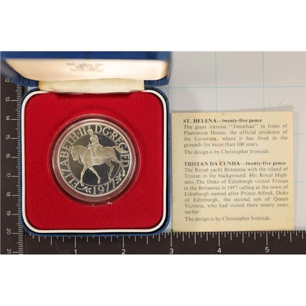 1977 GREAT BRITAIN 28.276 GRAMS  STERLING SILVER