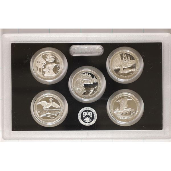 2018 SILVER US 50 STATE QUARTERS PROOF SET NOBOX