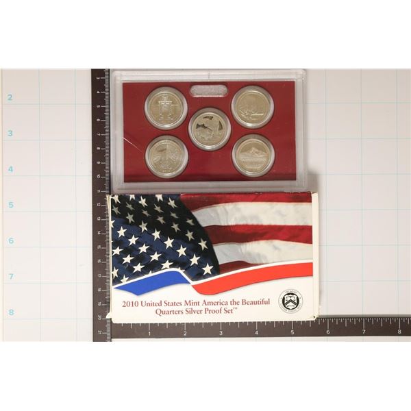 2010 SILVER US 50 STATE QUARTERS PROOF SET