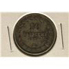 Image 1 : 1858-R ITALIAN SILVER 10 BAIOCCHI .0735 OZ. ASW
