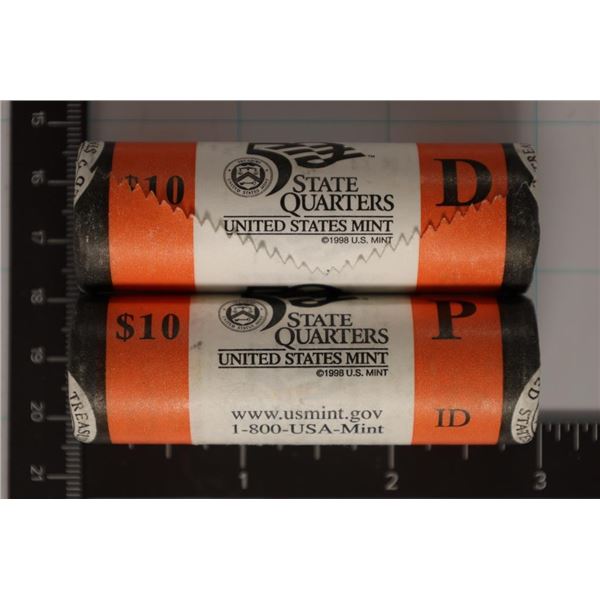 2 SOLID DATE ROLLS OF 2007 IDAHO P & D QUARTERS