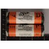 Image 1 : 2 SOLID DATE ROLLS OF 2007 IDAHO P & D QUARTERS