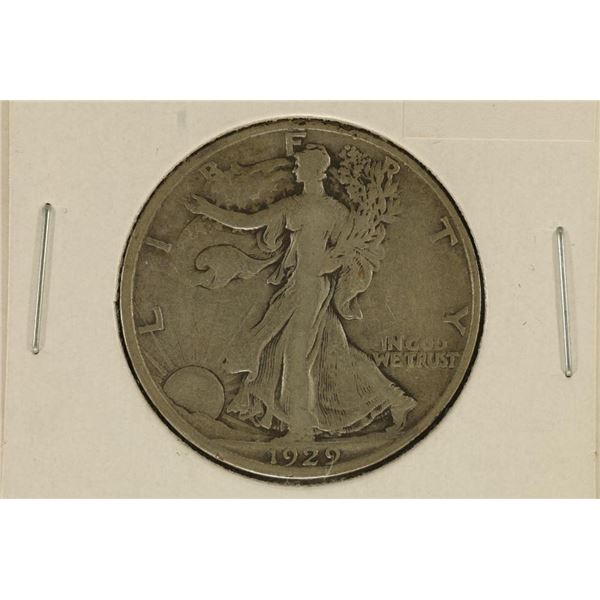 1929-S SILVER WALKING LIBERTY HALF DOLLAR