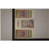 Image 2 : 3 BANK OF MYANMAR 50 PYAS CRISP UNC BILLS