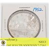 Image 1 : 1952 CANADIAN SILVER DOLLAR COIN