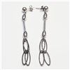 Image 1 : S357-144 SILVER EARRINGS